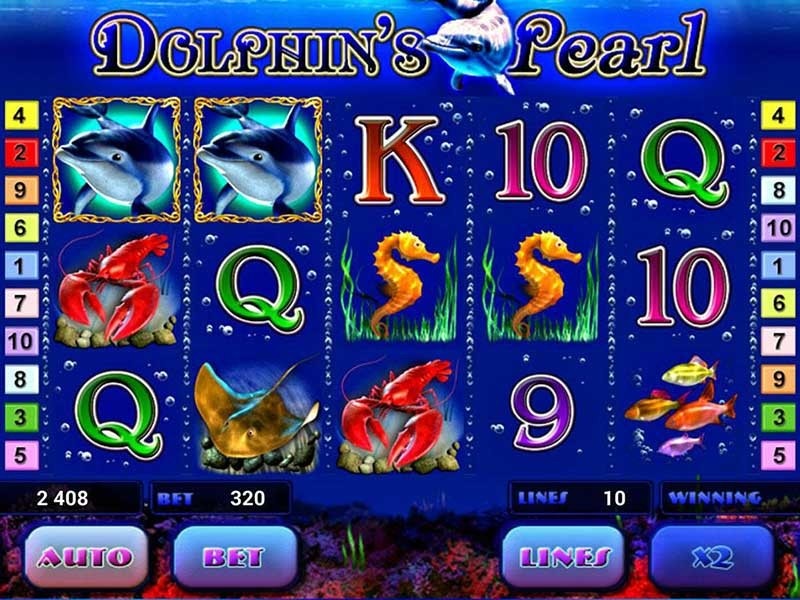 Описание слот-игры Dolphin's Pearl от Novomatic